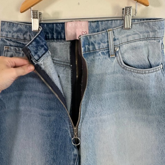 REVICE Two-Tone Blue Jeans - Picture 3 of 9